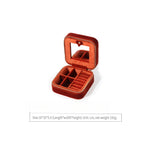 Load image into Gallery viewer, Velvet Travel Jewelry Case with Zipper N6E073