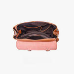 Load image into Gallery viewer, Genuine Leather Backpack Women 14" Vintage School N6F160