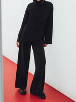 Load image into Gallery viewer, High Neck Knit Set Women Multiple Colors N5A507