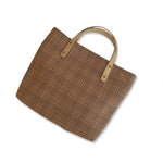 Load image into Gallery viewer, Plaid Handheld Tote Bag Women Thickened Leather S5P660