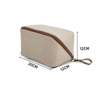 Load image into Gallery viewer, Grey Canvas Zipper Toiletry Bag Organizer Portable S5P847