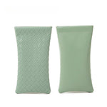 Load image into Gallery viewer, Minimalist PVC Weave Snap Glasses Case Women S5P972