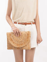 Load image into Gallery viewer, Handwoven Jute Crossbody Bag Beach Women N6C306
