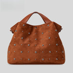 Load image into Gallery viewer, Riveted Suede Tote Bag Women Retro S5P798