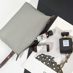 Load image into Gallery viewer, Grey Memory Fabric Cosmetic Bag Travel Pouch Portable S5P846