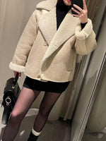 Load image into Gallery viewer, Faux Shearling Jacket Women Multiple Colors N5A553