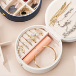 Load image into Gallery viewer, Portable Multi layer Jewelry Organizer Box Travel S5P832