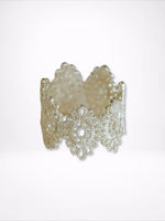 Load image into Gallery viewer, Lace Diamond Adjustable Silver Ring Women N6C002