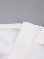 Load image into Gallery viewer, French Sharp Shoulder Slimming Shirt Women N6C136