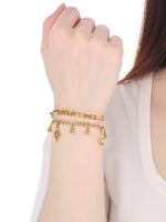 Load image into Gallery viewer, Layered Openwork Heart Bracelets Stainless Steel Women N6D524