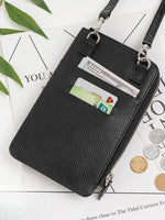 Load image into Gallery viewer, Genuine Leather Vertical Phone Crossbody Bag Women N6D015