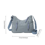 Load image into Gallery viewer, Women's Large Nylon Dumpling Crossbody Bag N6J205