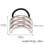 Load image into Gallery viewer, 18K Gold Plated Titanium Steel Butterfly Hair Tie S5P452