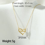 Load image into Gallery viewer, Zircon MOM Heart Pendant Necklace N6D521
