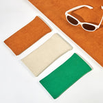 Load image into Gallery viewer, Corduroy Glasses Case Auto Closure Padded Portable S5P845