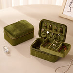 Load image into Gallery viewer, Double Layer Velvet Jewelry Box Large Capacity S5P827