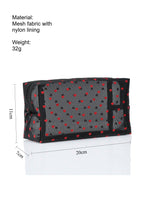 Load image into Gallery viewer, Heart Mesh Makeup Pouch Large Capacity Women N6B150