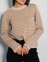 Load image into Gallery viewer, Color Block Stripe Sweater Women Multiple Colors N5A502