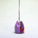 Load image into Gallery viewer, Floral Embroidered Sequin Mesh Bucket Bag Women N6E010