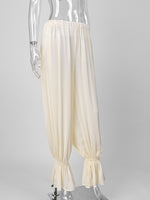 Load image into Gallery viewer, Bubble Cuff Pants Women Elegant Wide Leg Trousers N6F044