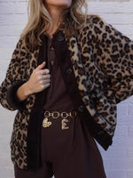 Load image into Gallery viewer, Lamb Fleece Leopard Print Jacket Women Multiple Colors N5A578