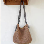 Load image into Gallery viewer, Straw Woven Beach Shoulder Bag Women N6E031