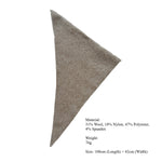 Load image into Gallery viewer, Wool Blend Triangle Scarf Women S5P665