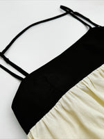 Load image into Gallery viewer, French Tube Top Color Block Slip Dress N6C197