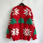Load image into Gallery viewer, Christmas Tree Jacquard Pullover Sweater Women N5A632