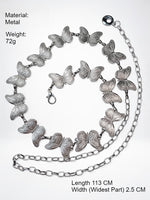 Load image into Gallery viewer, Silver Butterfly Waist Chain Women S925 N6C156