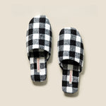Load image into Gallery viewer, Checkerboard Velvet Slippers Couple Thin Plush M5A279