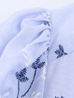Load image into Gallery viewer, Slimming Embroidered Floral Short Sleeve Dress Women N6C277