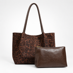 Load image into Gallery viewer, Women's Suede Tote Shoulder Handbag N6J163
