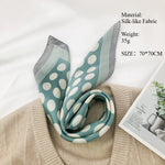 Load image into Gallery viewer, Silk Like Polka Dot 70x70 Scarf Multi-Color Women M5A346