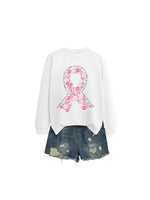 Load image into Gallery viewer, Casual Printed Crewneck Sweatshirt Women N6H046