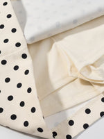 Load image into Gallery viewer, Bow Detail Polka Dot Short Dress Women N6C278