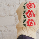 Load image into Gallery viewer, Wool Blend Rose Balaclava Winter Sports Hooded Neck S5P666