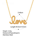 Load image into Gallery viewer, French Style Envelope Letter Necklace Women N6D503