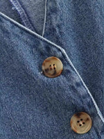 Load image into Gallery viewer, Classic Denim Vest Button Down Sleeveless N6A167