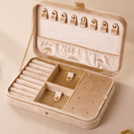 Load image into Gallery viewer, Large Velvet Jewelry Organizer Box Multi Compartment S5P829