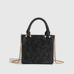 Load image into Gallery viewer, Vintage Silk Pearl Chain Clutch Bag with Embroidery N6E030