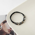 Load image into Gallery viewer, Fresh Pearl Hair Tie Basic Coffee Tone Women N6H189