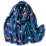 Load image into Gallery viewer, Animal Motif Linen Touch Wrap M5A262