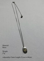 Load image into Gallery viewer, Vintage Cat Eye Necklace Vertical Pupil Pendant Chain S5P893