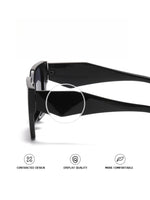 Load image into Gallery viewer, Cat Eye Wide Temple Sunglasses Women N6B212