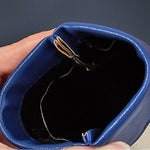 Load image into Gallery viewer, Letter Print Snap Closure Glasses Case Canvas Pouch S5P849