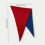 Load image into Gallery viewer, Women's Wool Blend Polka Dot Knit Triangle Scarf N6J122