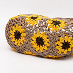 Load image into Gallery viewer, Handwoven Floral Bead Tote Large Multi Color Women S5P969