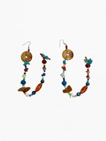 Load image into Gallery viewer, Bohemian Beaded Fringe Earrings Natural Stone Dangle N6A208