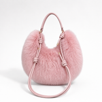 Load image into Gallery viewer, Women's Plush Crescent Shoulder Bag N6J117